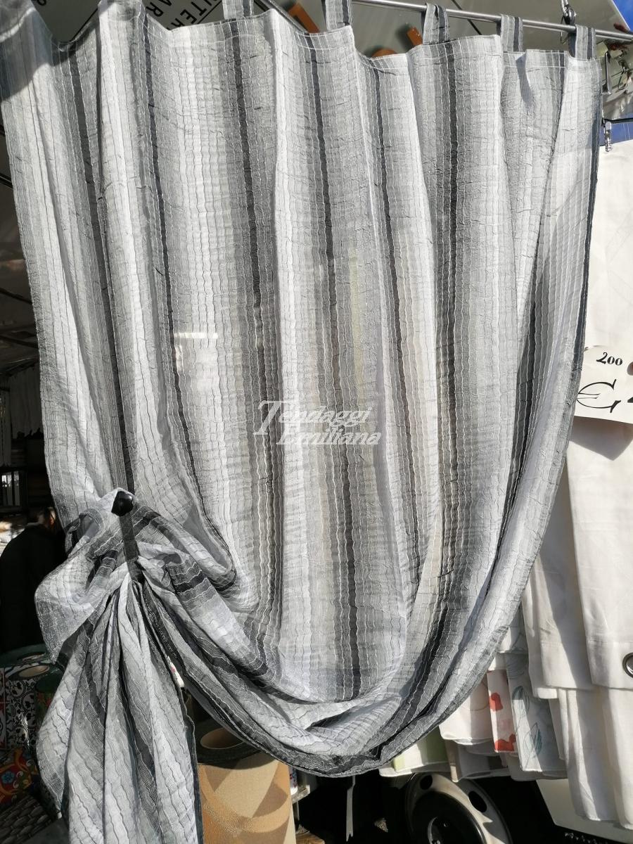 Sfumata Nera in organza modello PRAGA con passanti per bastone