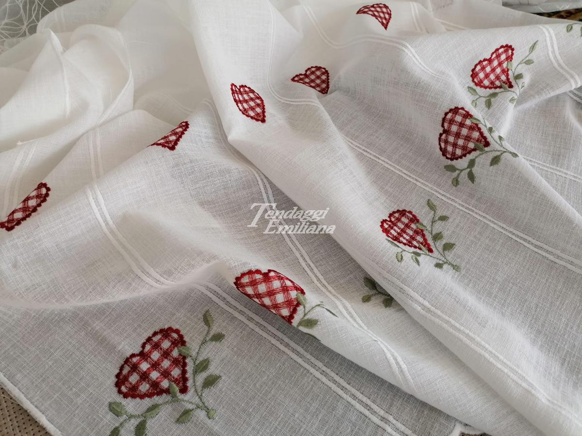 TIROLESE CUORE RICAMATO in altezza cm 150