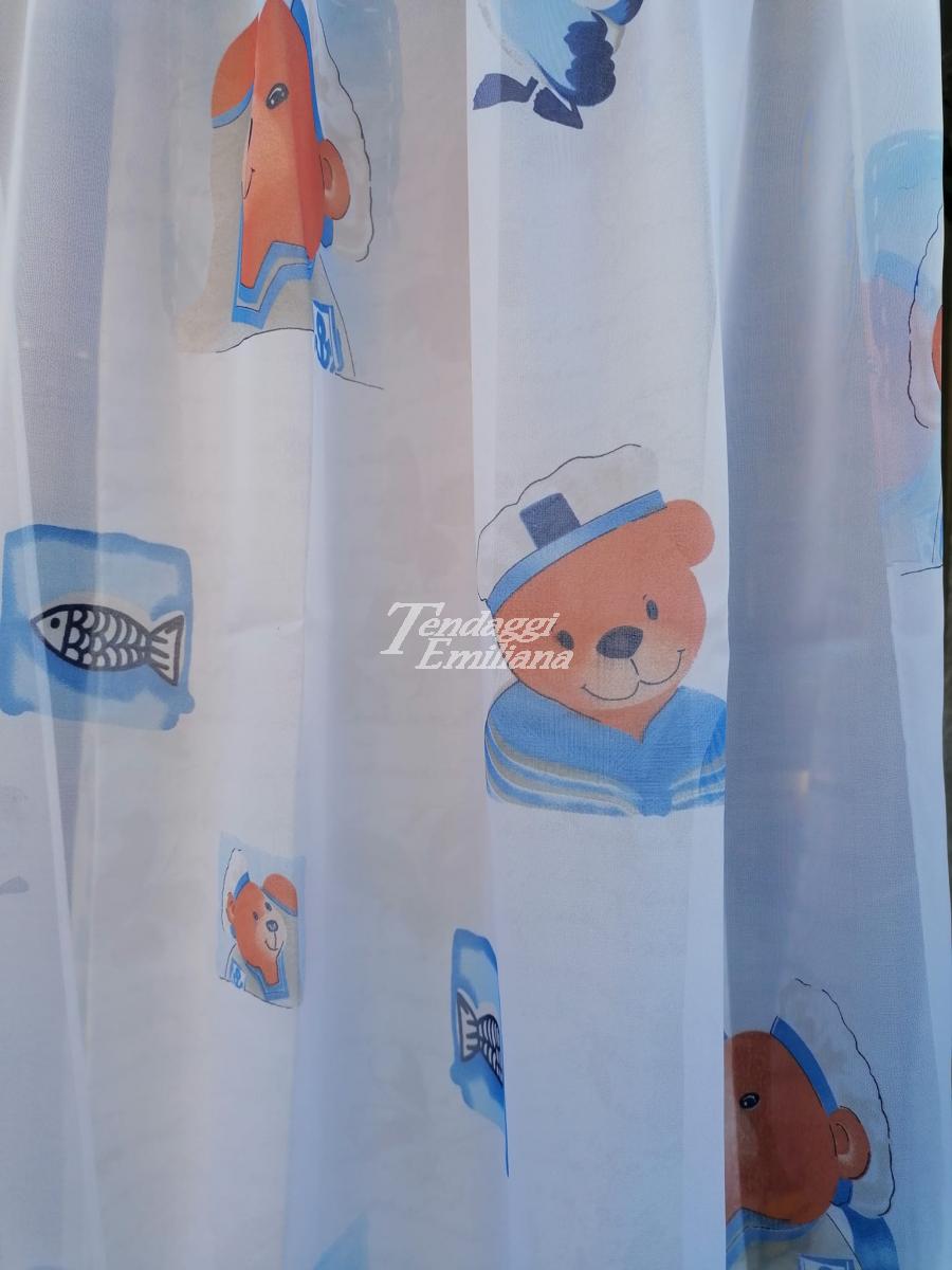 Tendina ORSETTO DI MARE ideale per cameretta bambino