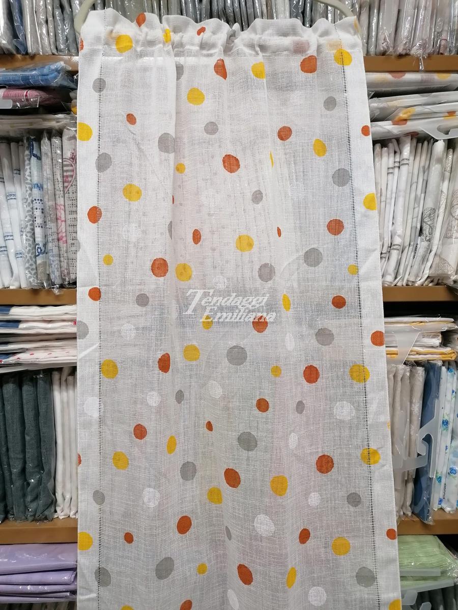 Tendina MIA GIALLO/ARANCIO palline a vetro per finestra e porta