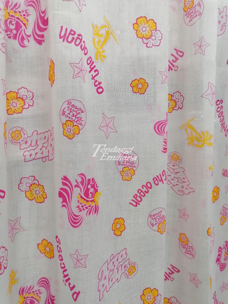Tendina per cameretta bambina PRINCESS a vetro
