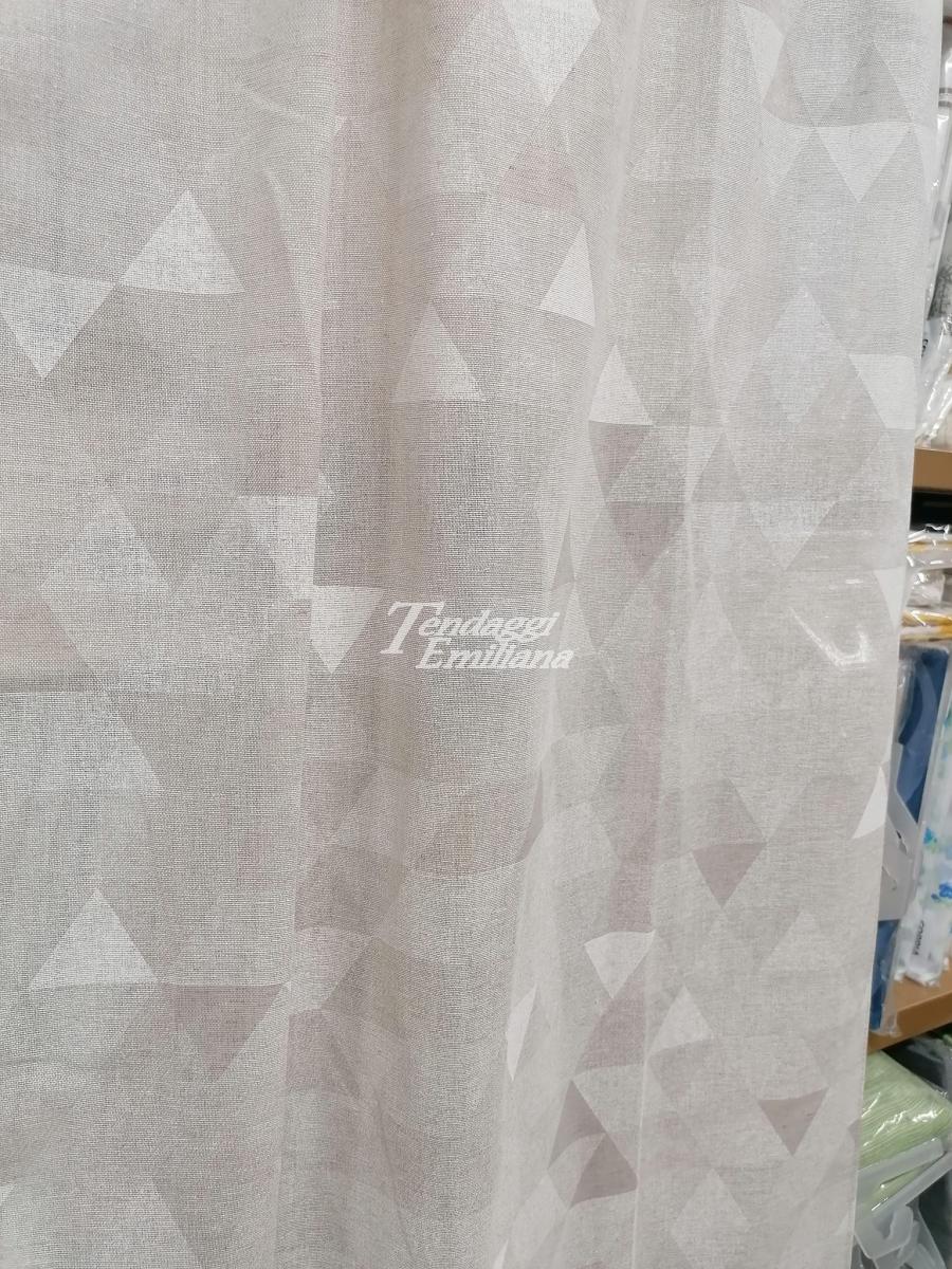 Tendine a vetro TRIANGOLI BEIGE
