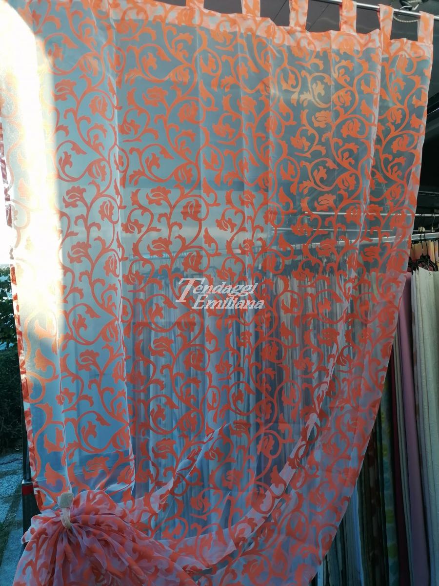 Tenda DEVORÈ ARANCIO made in India misto cotone