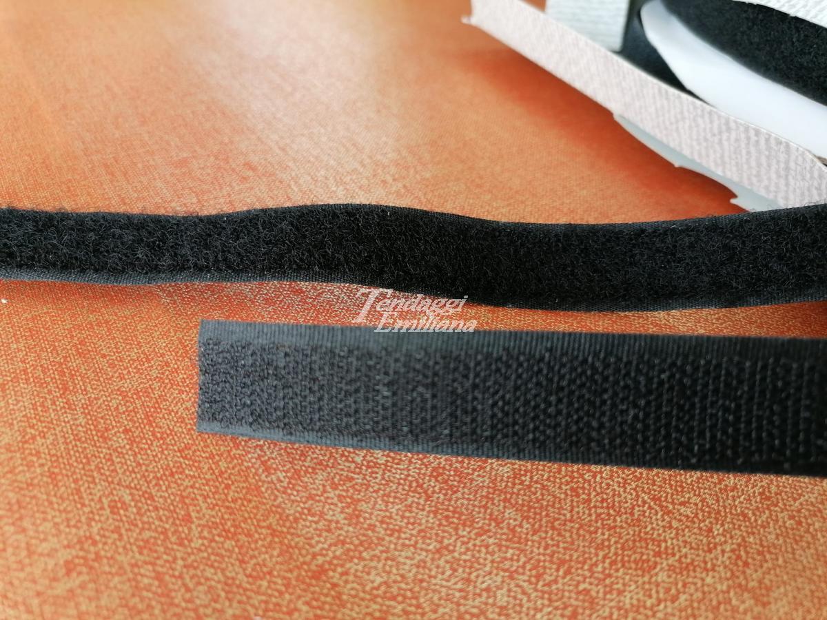 Nastro velcro nero, asola e uncino – merceriegermaine