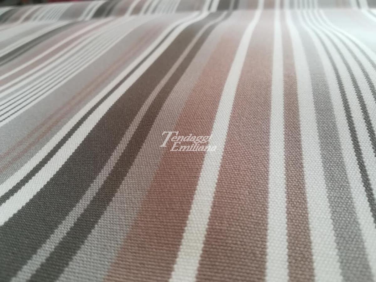 Tenda sole made in Italy riga mista Tortora-grigio