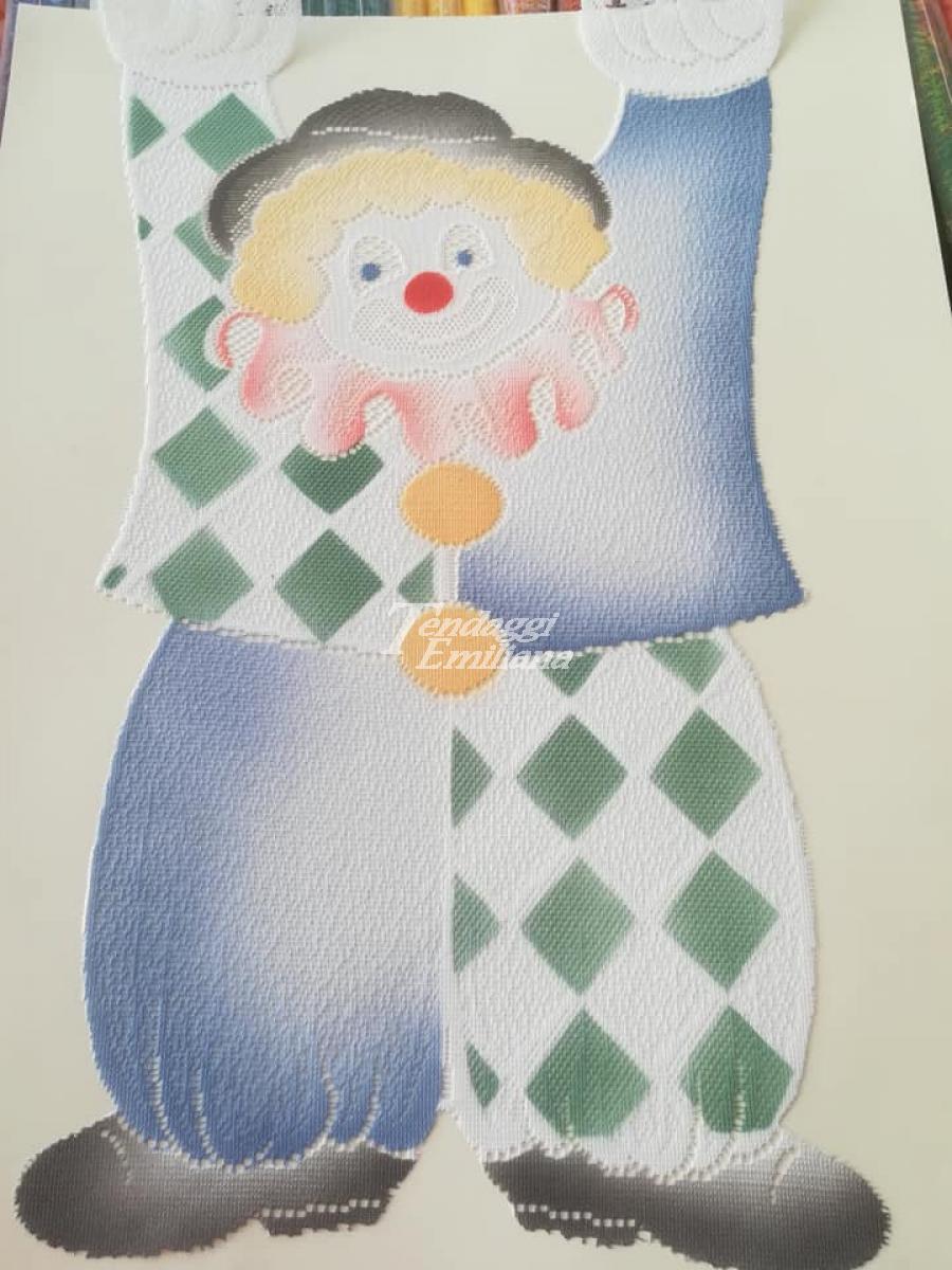 Tendine confezionate Clown pagliaccio